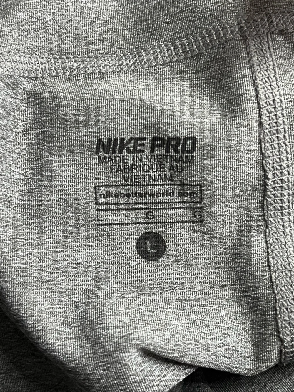 Nike Pro Dri-FIT Leggings & Compression Shorts Bundle | Gray & Black